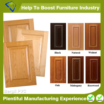 Cabinet door membrane PVC Foil laminated PVC film wood grain cabinet door membrane pvc foil