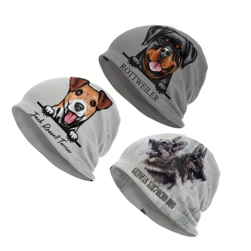 Rottweiler Bonnet Hats for German Shepherd Dog Lovers Autumn Spring