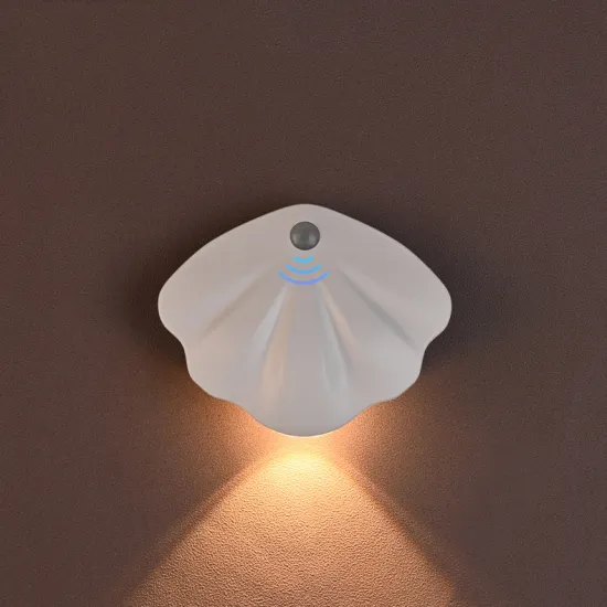 Multifunctional Shell Shape Rechargeable Motion Sensor Wall Light