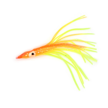 DestRes de pesca suave de agua salada de 10 cm - Cebo de falto y falda de calamar