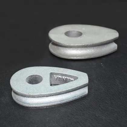 Professional DIN3091 Type Cable Thimbles: Ductile Iron Malleable Wire Rope Thimbles with Galvanized Surface