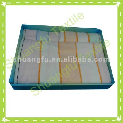 striped wholesale face towel three-piece suit
