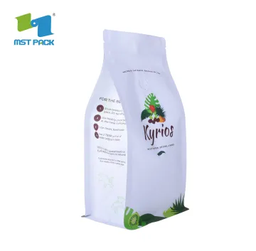 250g Compostable Biodegradable PLA Kraft Paper Coffee Bag
