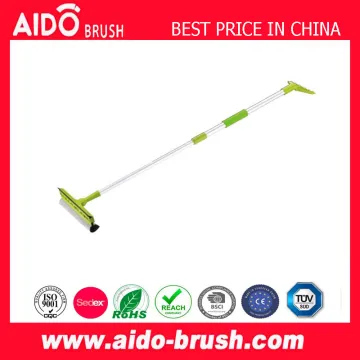 Extenable Ice Scraper Snow Brush with Sponge Aluminum handle for car/Auto