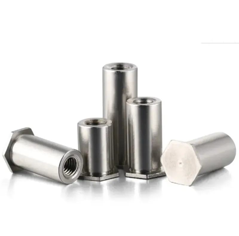 Custom M3 M4 M5 M6 Carbon and Stainless Steel Internal Thread Screws with Brass Sleeve Nuts for Diverse Applications