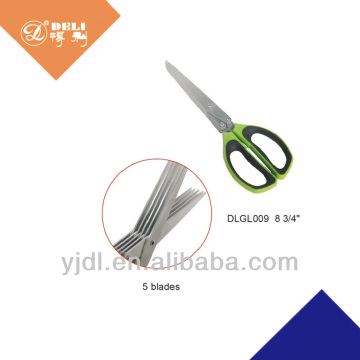 9 Inch Rubber handle Herb scissors