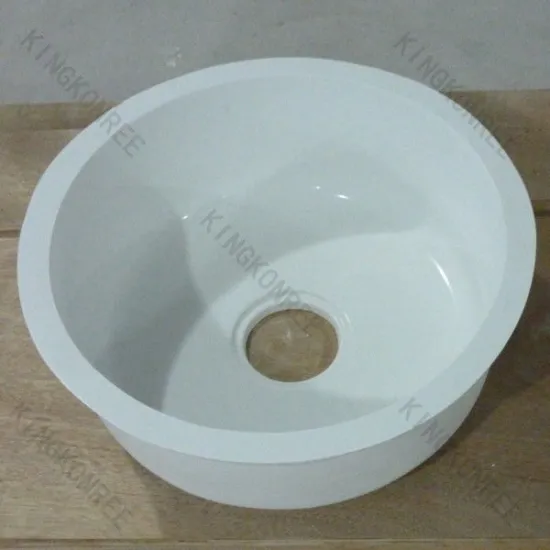 Artificial Stone Kitchen Sinks/solid Surface Sinks With Moq 10pcs And 10 Years Warranty