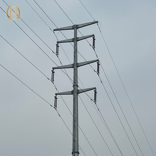 FUTAO Galvanized Power Pole Customizable Electric Pole