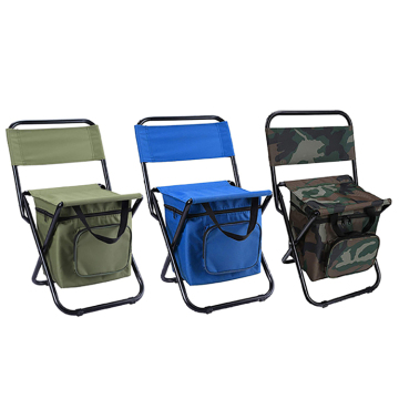 Portable Backpack Cooler Chair for Camping and Fishing