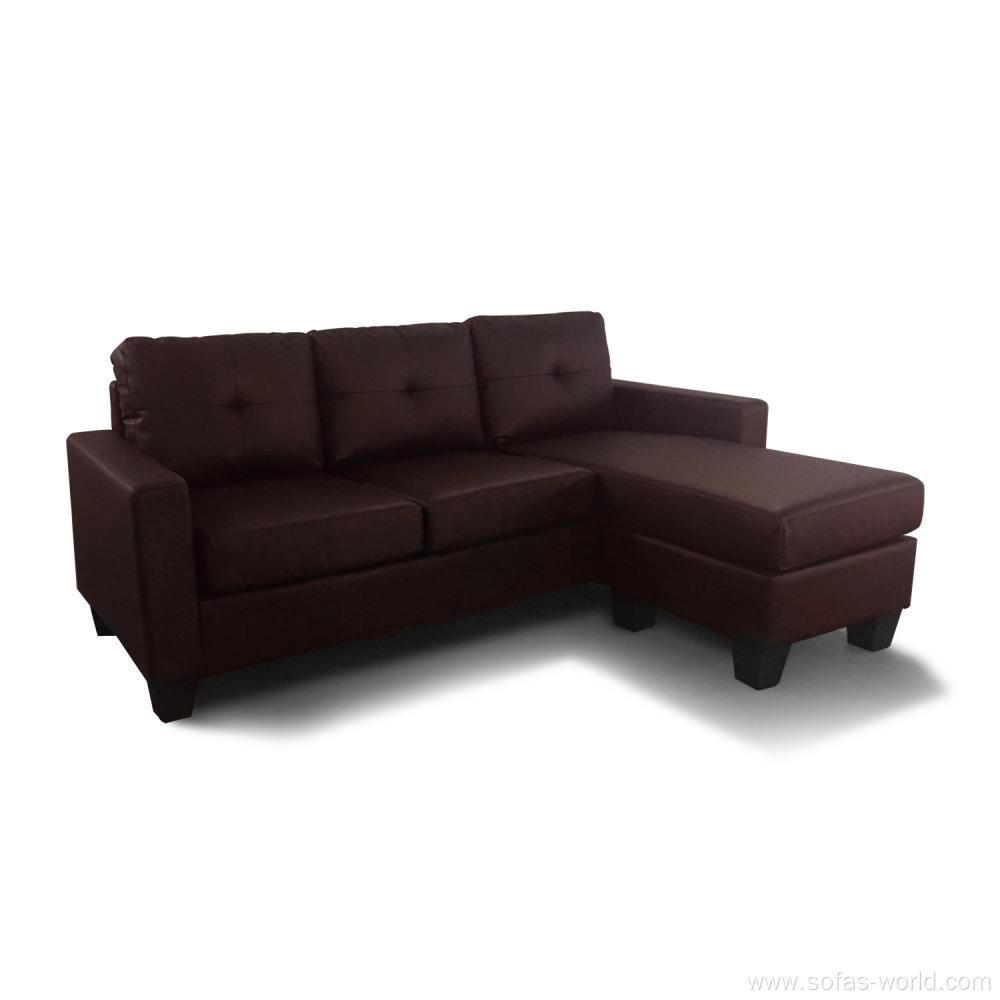 Living room L shaped sofa with royal chair