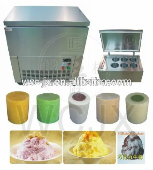 WS6 Flake Ice machine Ice Flaker Commercial Ice Maker Machine Ice Cream Machine