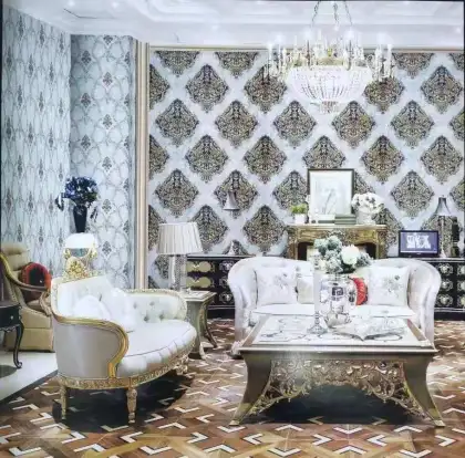 1.06M PVC Wallpaper Home Decoration Classic Design Wallpaper