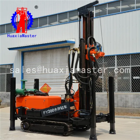 For Deep rock FY260 crawler pneumatic drilling rig air compressor drilling machine