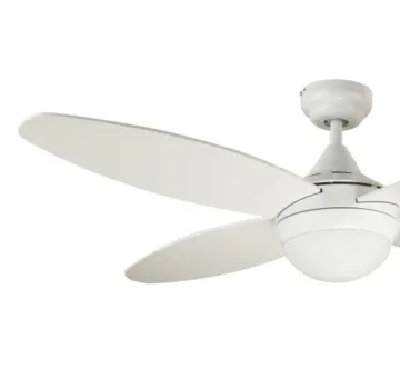 Indoor ceiling fan with 4 blades