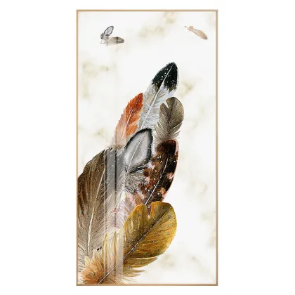 HD Fashion Rectangle Abstract Home Wall Crystal Porcelain Decorative Painting