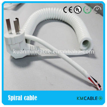 curly cable rubber cords with NEMA plugs