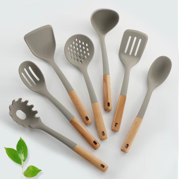 Heat Resistant Cooking Utensils Sets Kitchen Accessories Turner Spoon Ladle Spaghetti Server Non-Stick Kitchen Utensils Set