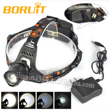 Power Bank Function Cree High Power Headlamp by Boruit