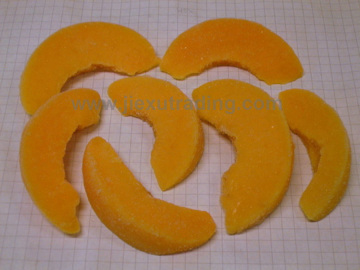 IQF yelllw peach slices