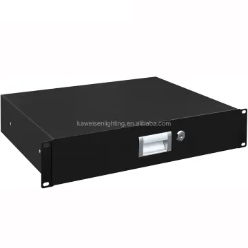 19 Inch Rack Mount Server Cabinet: Lockable, Deep Drawer with Key - Aviation Box Drawer Frame Iron Construction