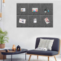 Forme carrée 100% Polyester Acoustic Mur Pin Board