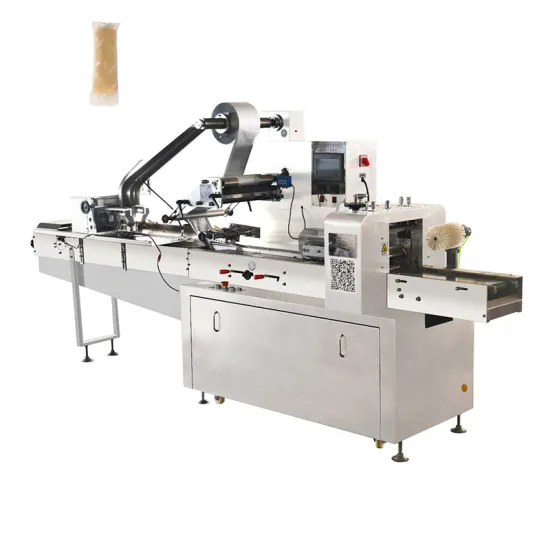 Automatic Packaging Machine for Sandwiches, Bread, and Cup Cakes with Date Printing Function
