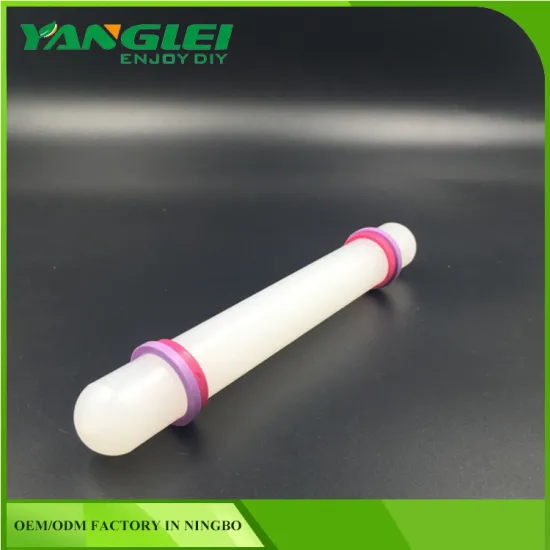 9'' Cake Decorating Mold Gum Paste Tools Plastic Rolling Pin Roller Fondant