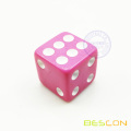 Beautiful Bulk High Quality 16MM square Opaque Plastic Colored Dice 5/8"