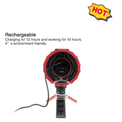 મેગ્નેટ હેન્ડહેલ્ડ લાઇટ સાથે રિચાર્જ વર્ક લાઇટ