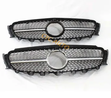 Diamond Style Front Bumper Grille Car Accessories for Mercedes-Benz E-Class W213 (2016-2019)