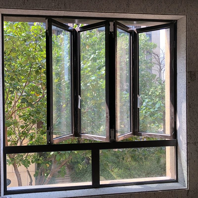 folding glass windows