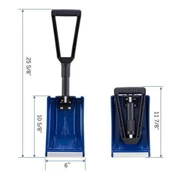 Collapsible Folding Snow Shovel with D-handle