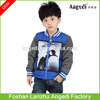boys clothes sublimated puffer kids bomber jackets wholesale children winter down jacket