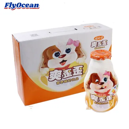 Jelly Brown Bottle Fruit Flavored Milk Drink