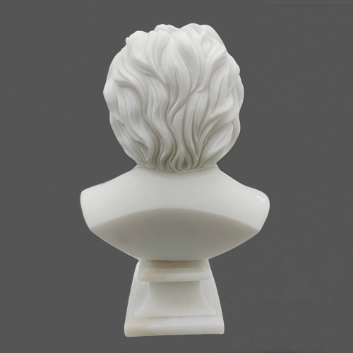 Albert Einstein Marble Bust Sculpture