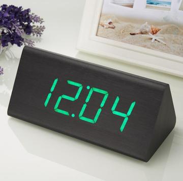 LED Wood Clock Electronic Clock Wood Clock Home Clock