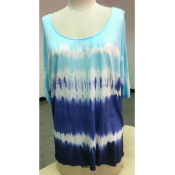 Blusa de punto de las señoras 100% viscosa