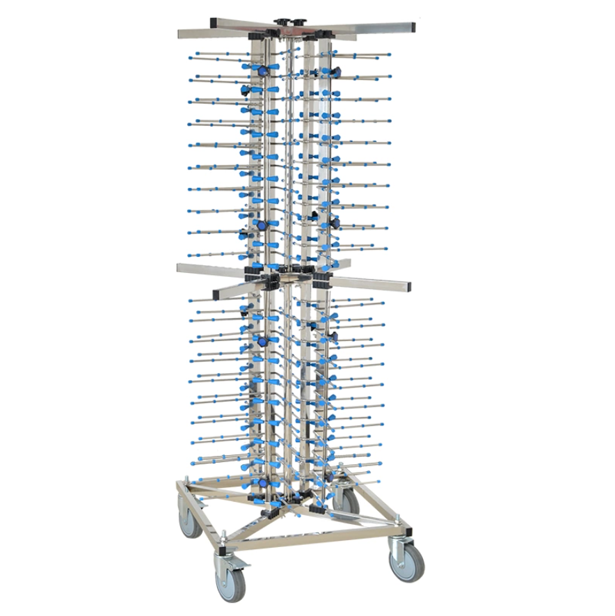 Chariot de thérapie en acier inoxydable d'urgence FC-17 Alibaba Express