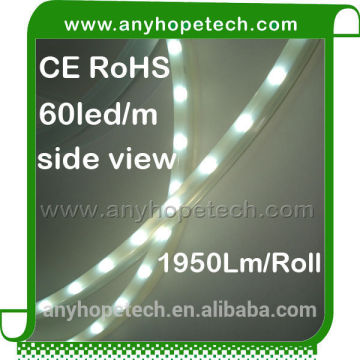 335 60leds 4.8W water resistant waterproof side view smd led strip