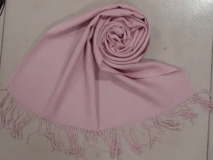 Monochrome winter warm scarf