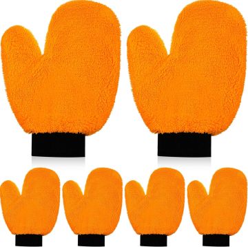 SEQ Water Absorbent Thumb Type Car Wash Glove