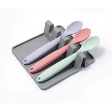 Utensílio de silicone por atacado descansar com pingto