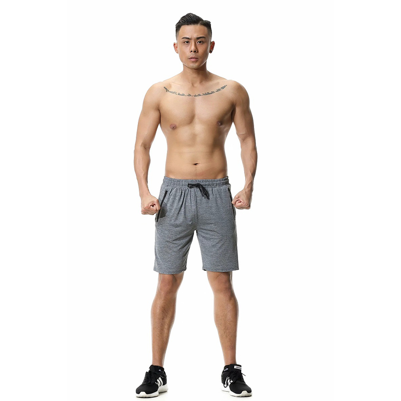 Men Shorts Grey Active Gym Mens Shorts