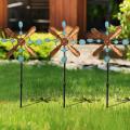 Garden Wind Spinners with Metal Stake