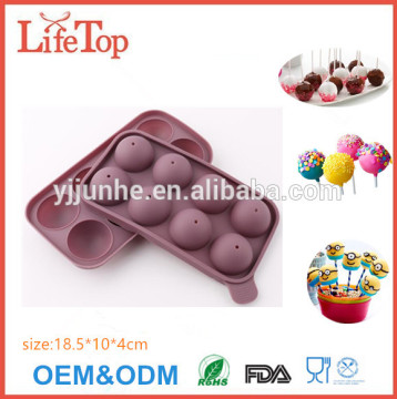 Hot Selling 8 Holes Silicone Jelly Lollipop Dessert Mold
