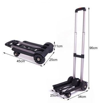 Multi-Functional Folding Shopping Cart with Wheels
