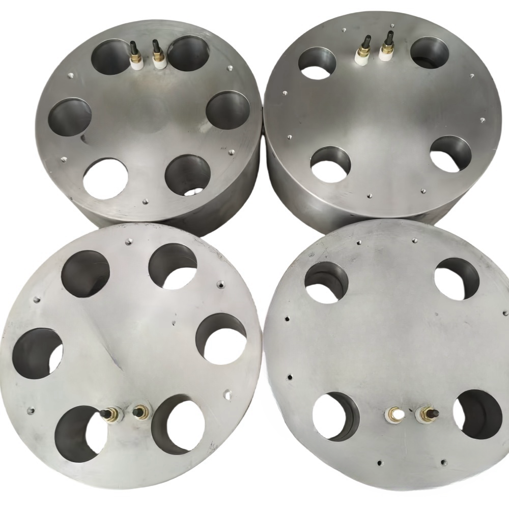 Cast aluminum disc heat conduction module