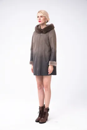 Winter Fashion Faded Jacket Coat