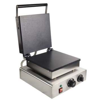 Profesional Komersial Mesin Waffle 1-Plate Cone Cone dengan Penutup Besi Cast Dijual