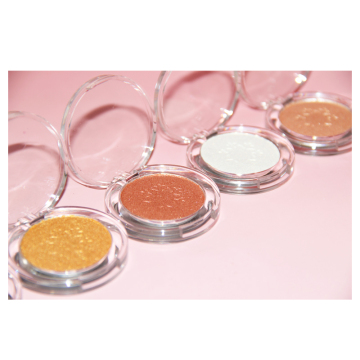 Vegan Cruelty-Free 5-Color Face & Body Highlighter Diamond Glow Pressed Powder Makeup